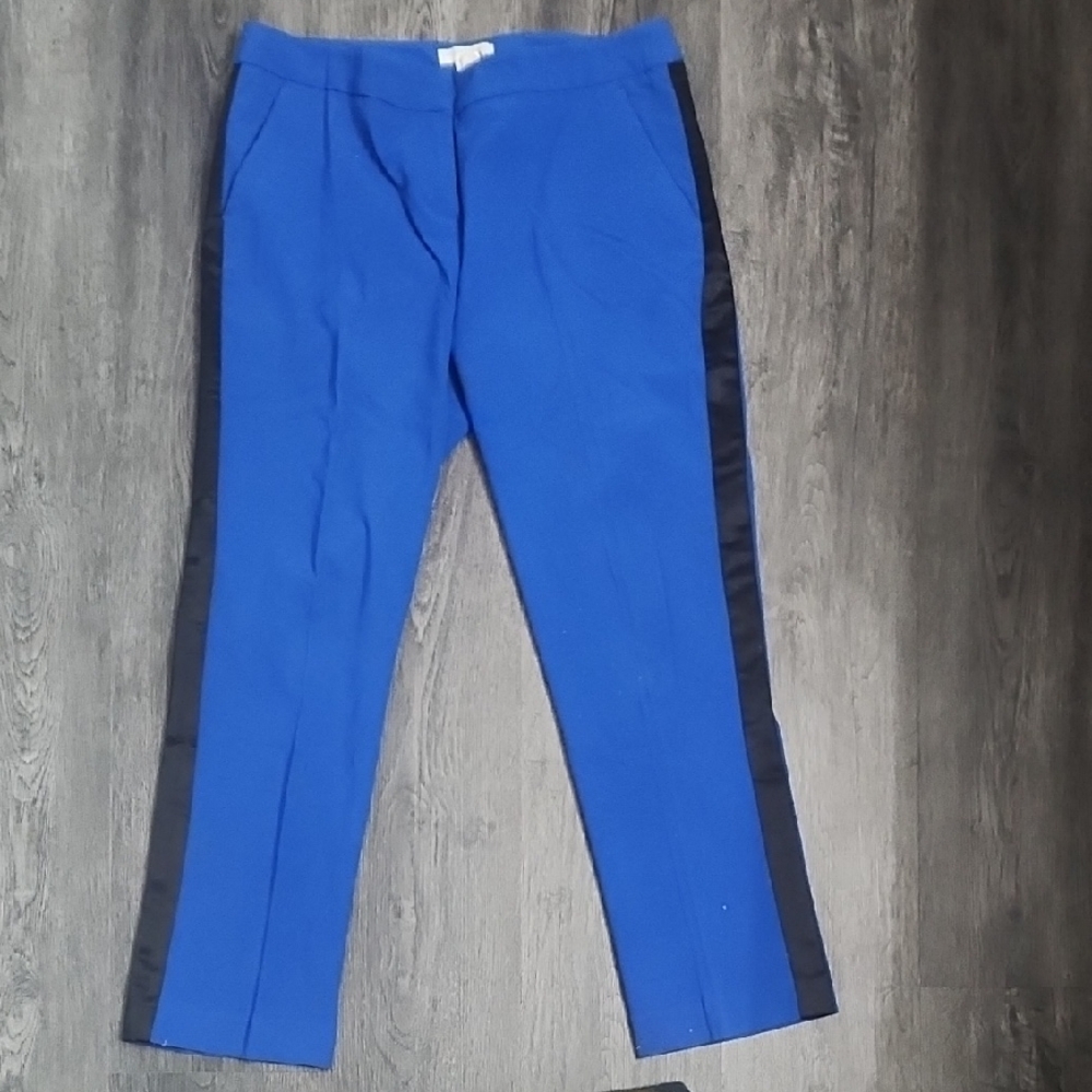 New York & Company Blue Straight Leg Pants
